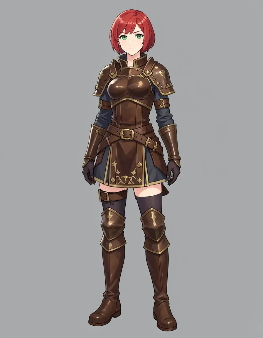 Klein 4B seed 123 — slightly different armor interpretation