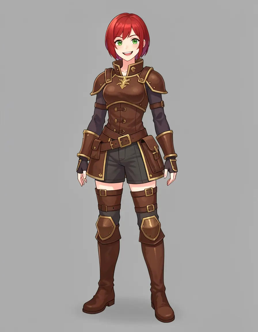 Happy — warm smile