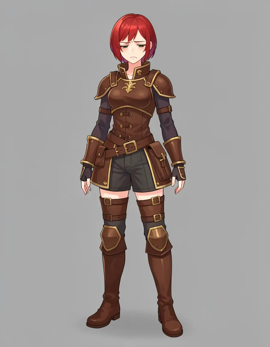 Sad — downcast eyes