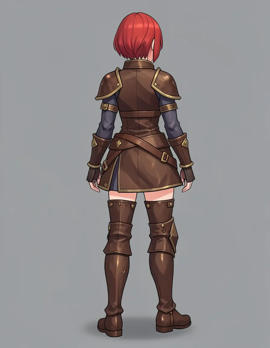 Klein 4B back — armor continues around the back