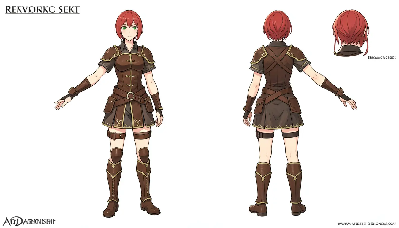 Seed 42 — front, back, head close-up