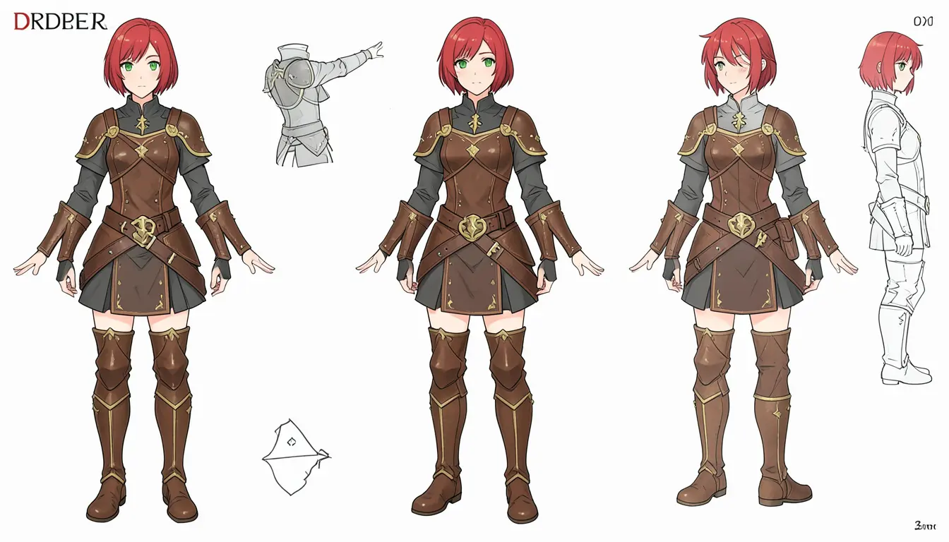 Seed 77 — front, 3/4, back with sketches