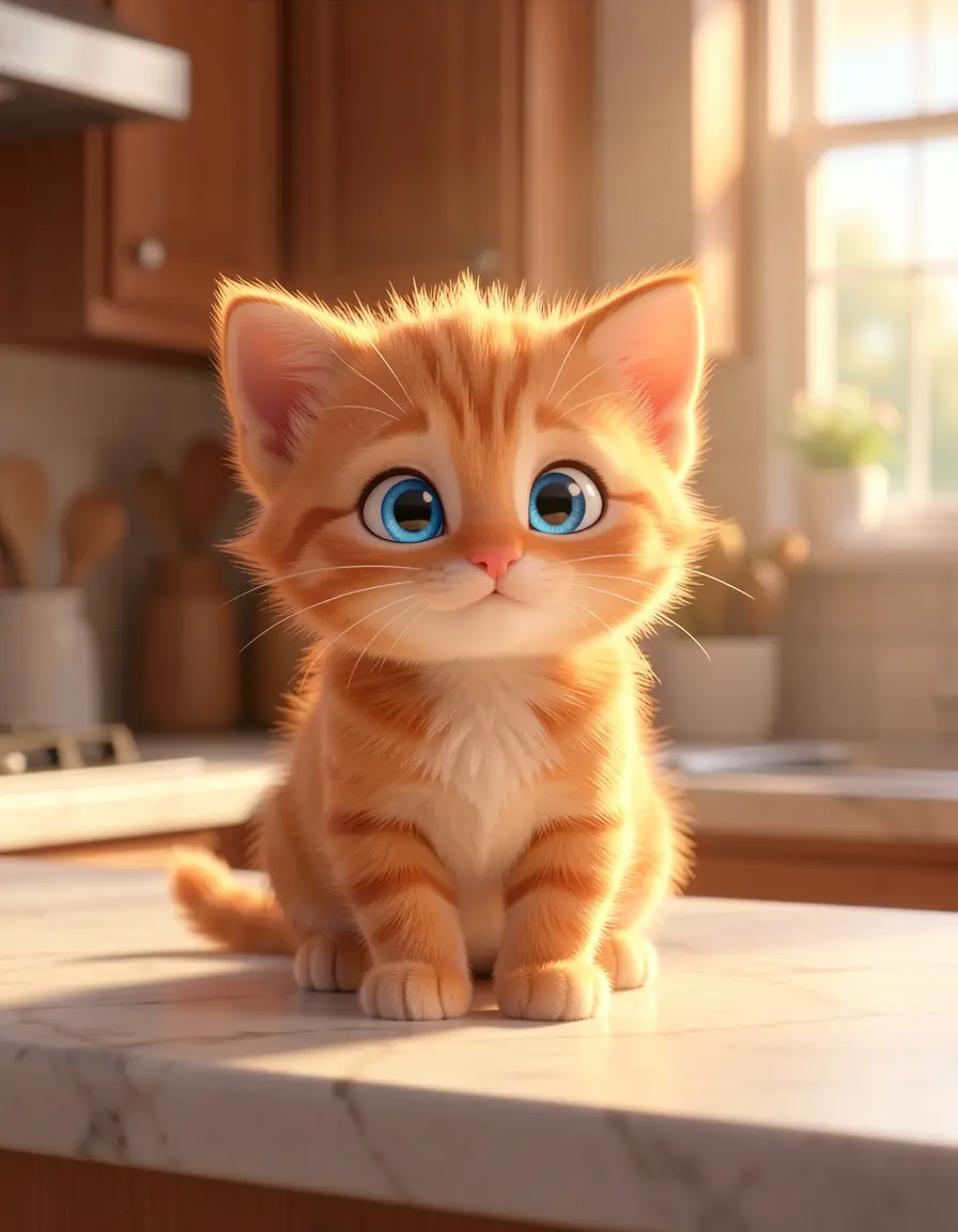 Kitten reference — seed 77