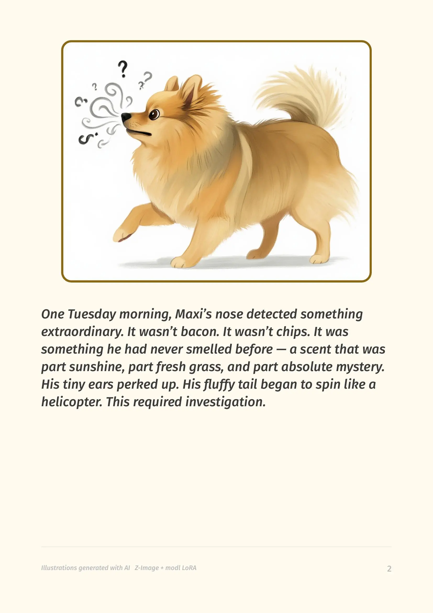 Page 2 — Maxi sniffing something extraordinary