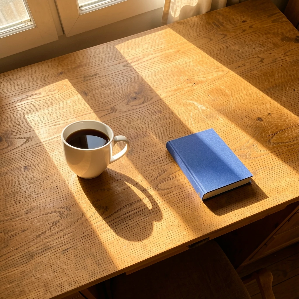 Klein — cup shadow matching window light