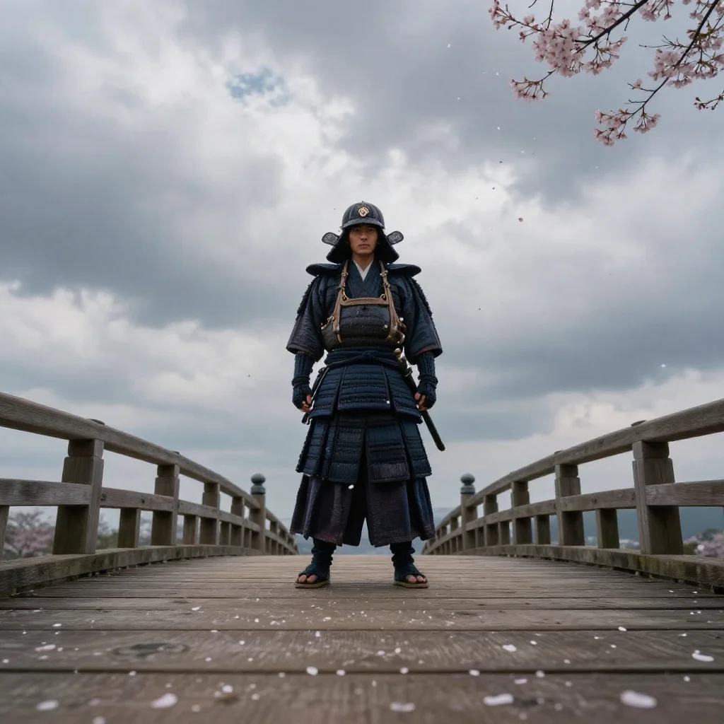Low angle samurai — Z-Image Turbo