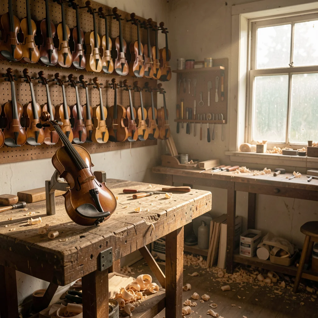 Luthier workshop — Klein 9B