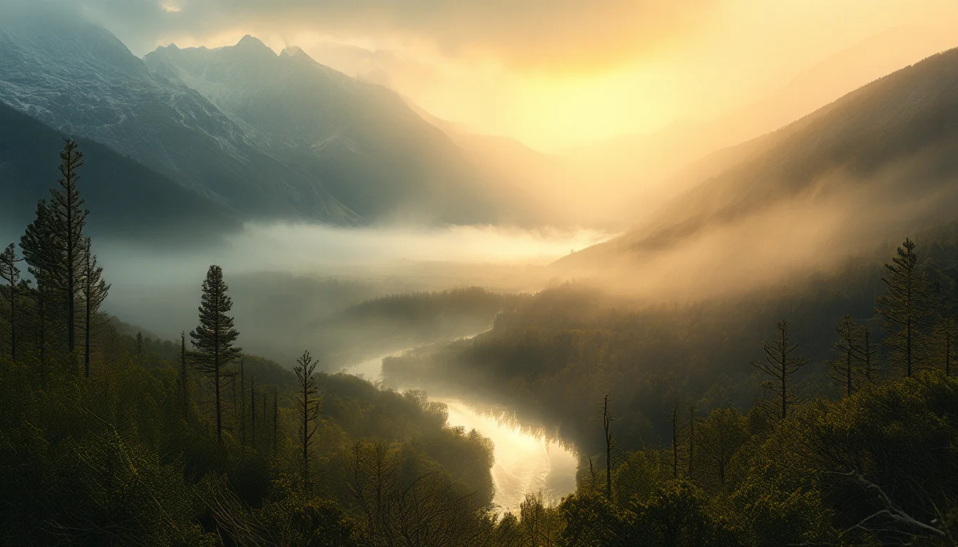 Landscape generated with Chroma