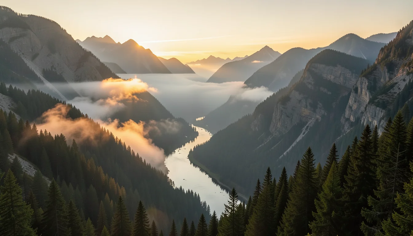 Landscape generated with Klein 4B