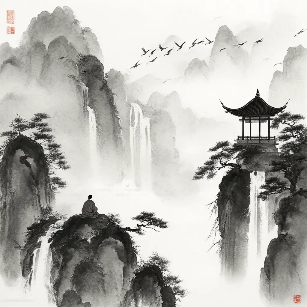 Chinese ink wash — Chroma