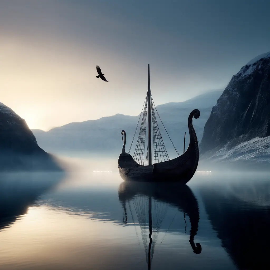 Viking longship — Chroma
