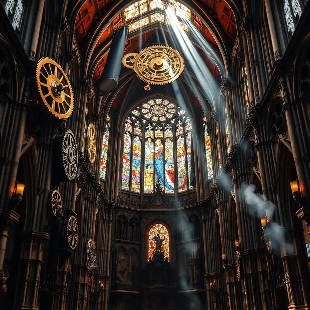 Clockwork cathedral — Flux Schnell