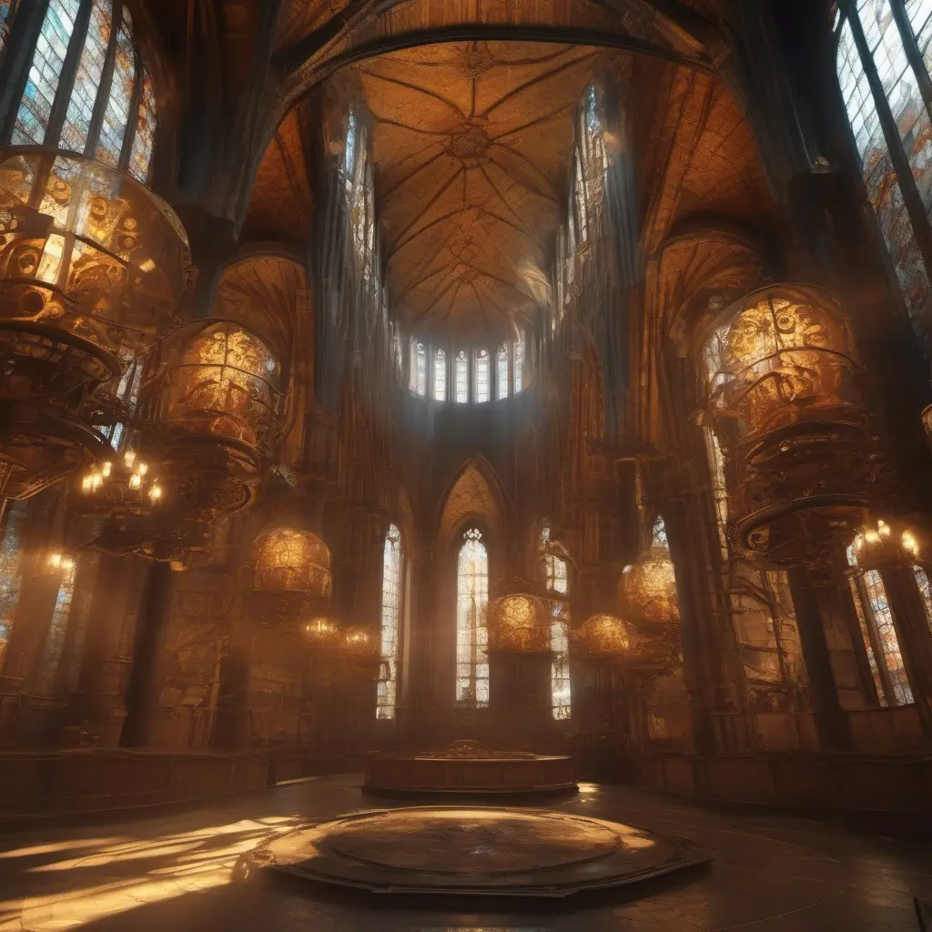 Clockwork cathedral — SDXL