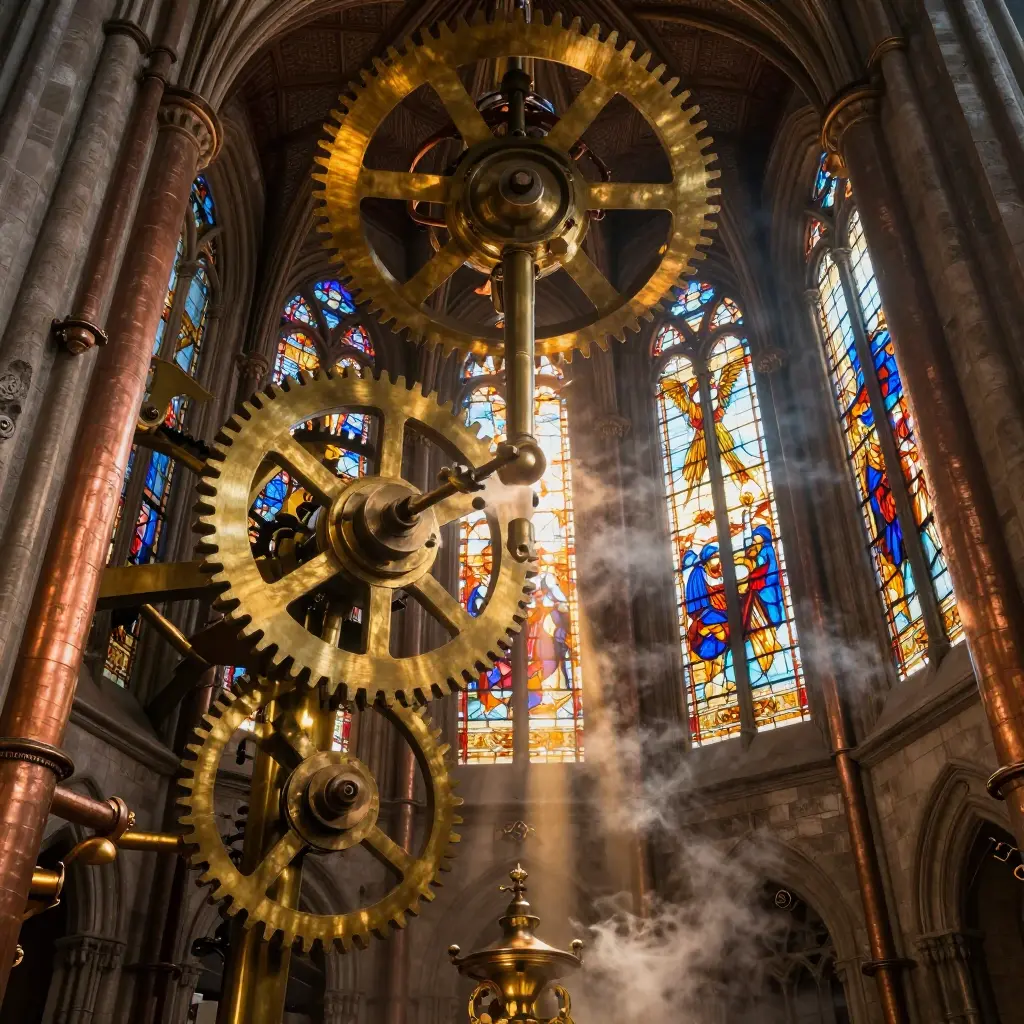 Clockwork cathedral — Z-Image Turbo