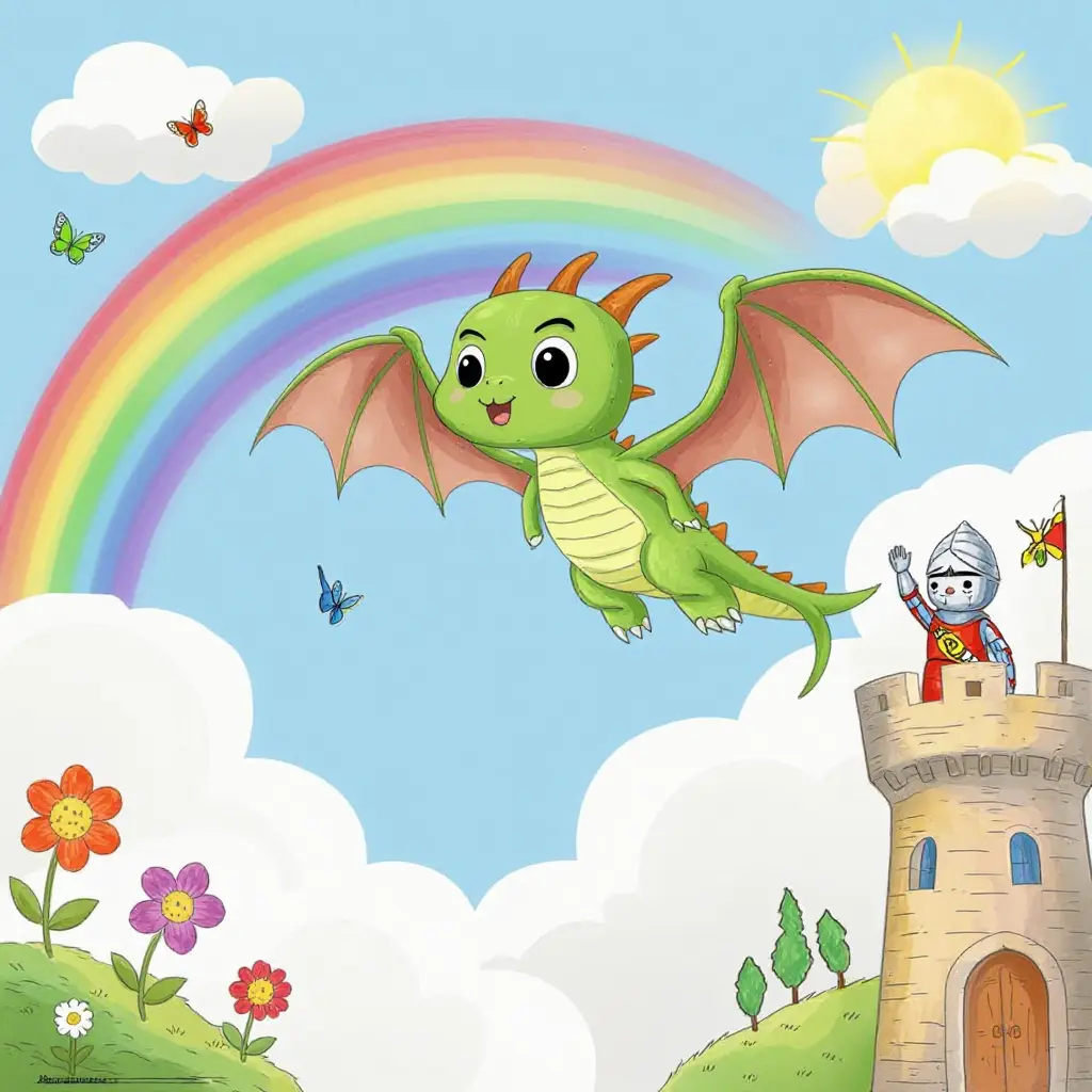 Kids dragon — Z-Image Turbo