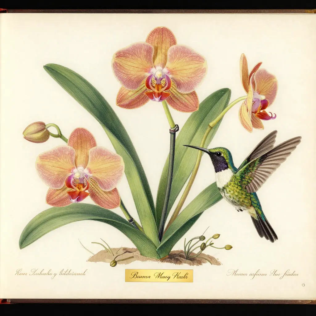 Botanical illustration — Z-Image Turbo