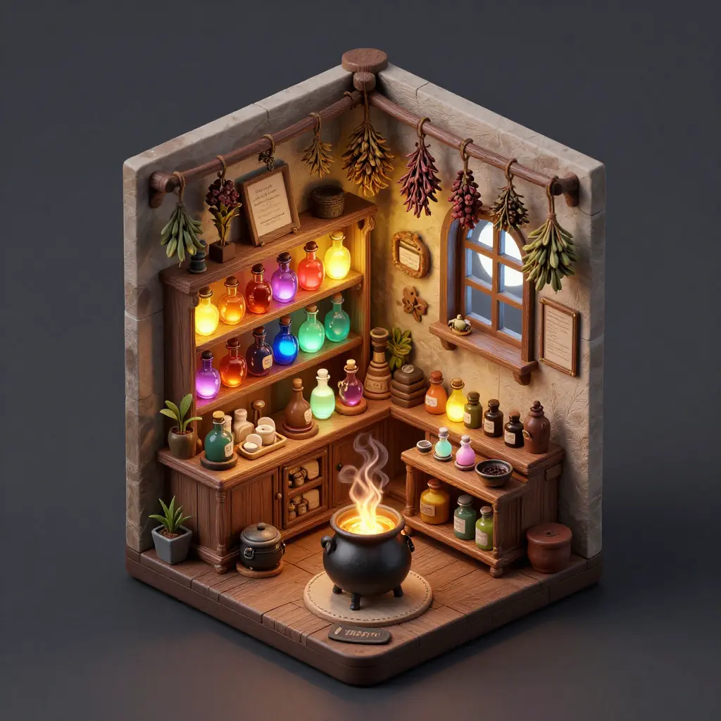 Magical potion shop — Z-Image Turbo