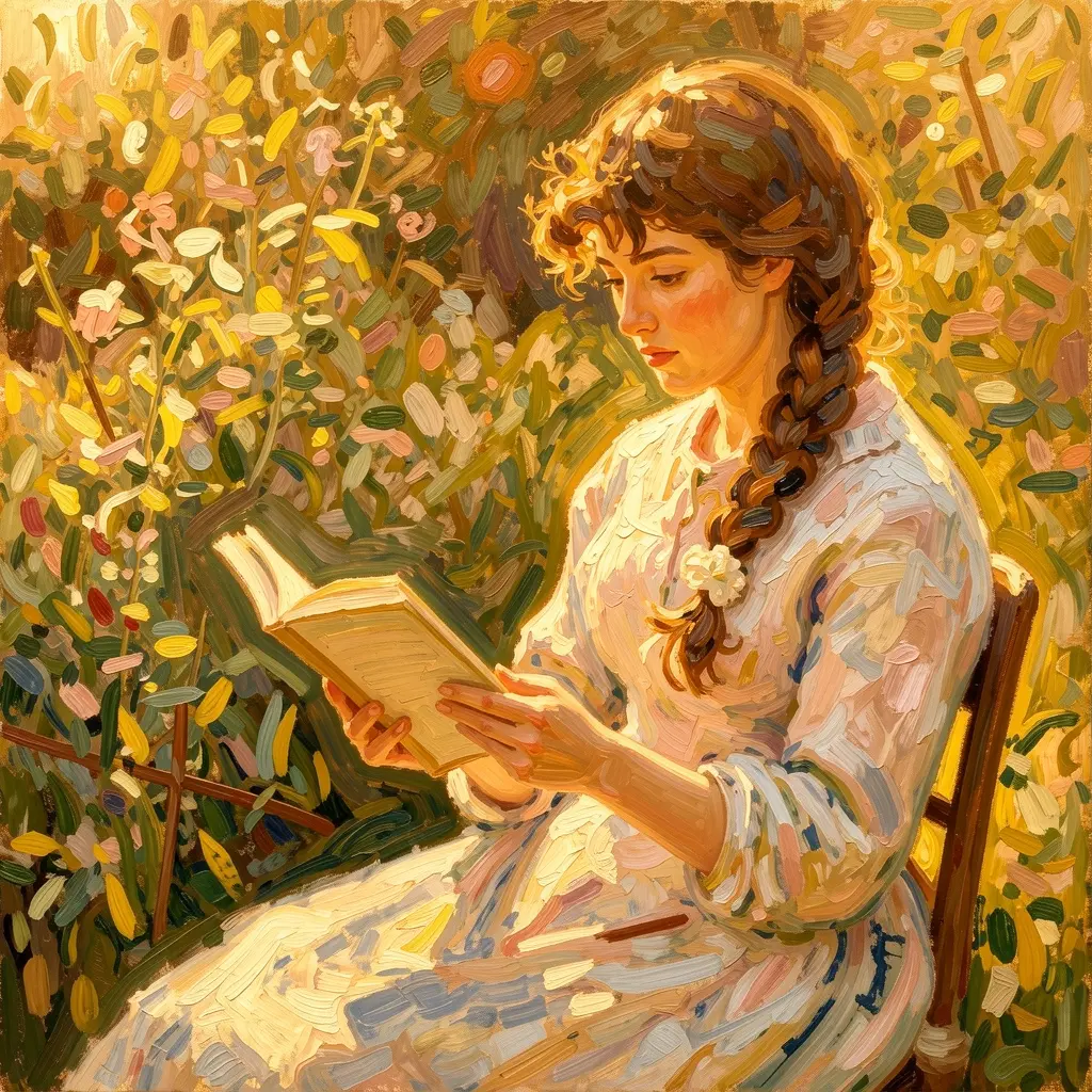 Person rendered as oil painting