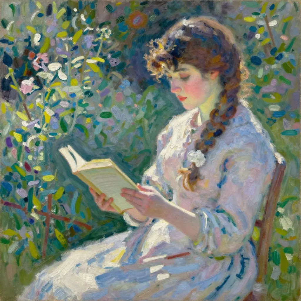 Oil painting style reference