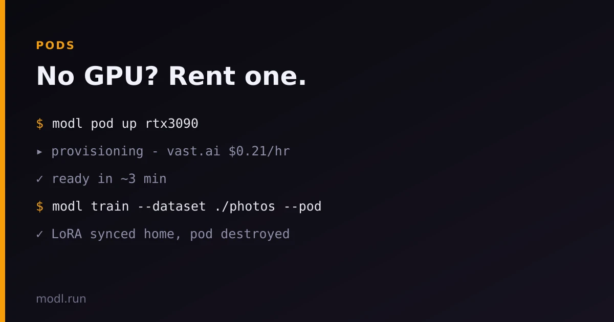 No GPU? Rent One by the Minute