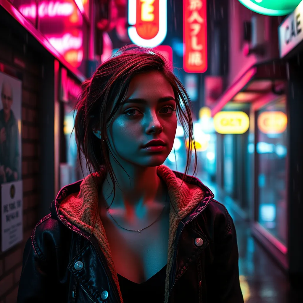 Cyberpunk portrait seed 3, score 6.58