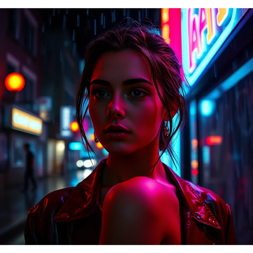 Cyberpunk portrait seed 6, score 6.73