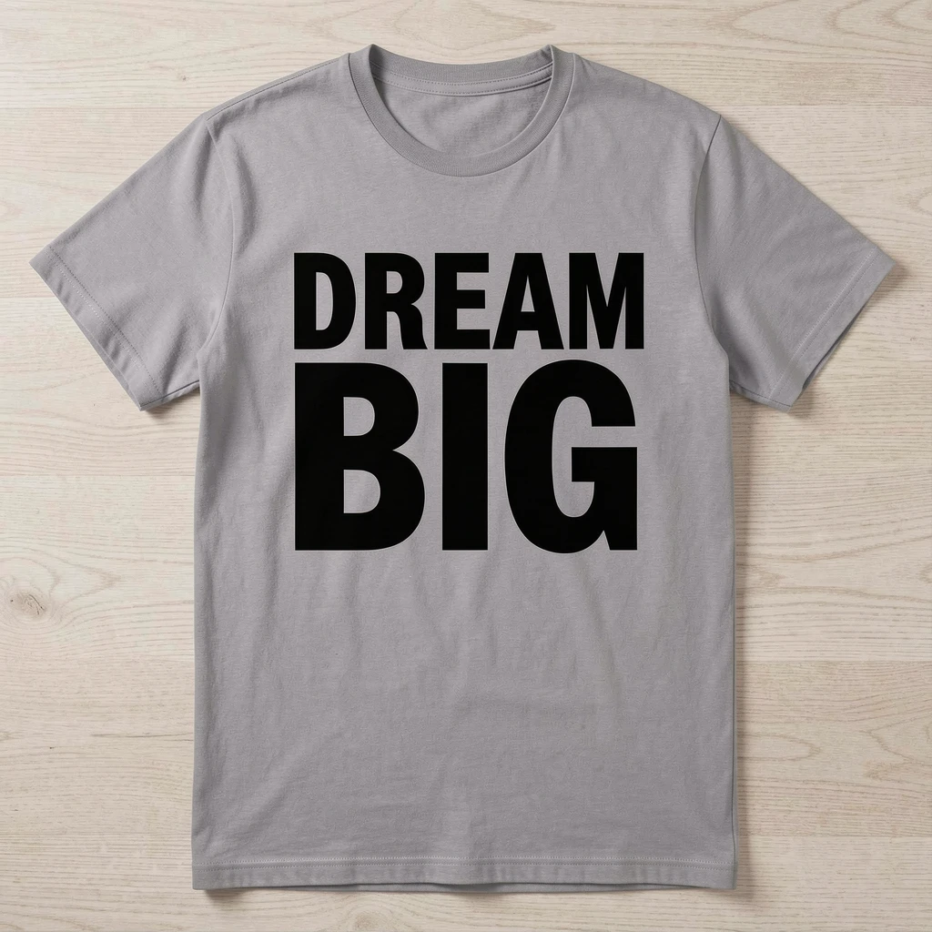 Shirt with text klein