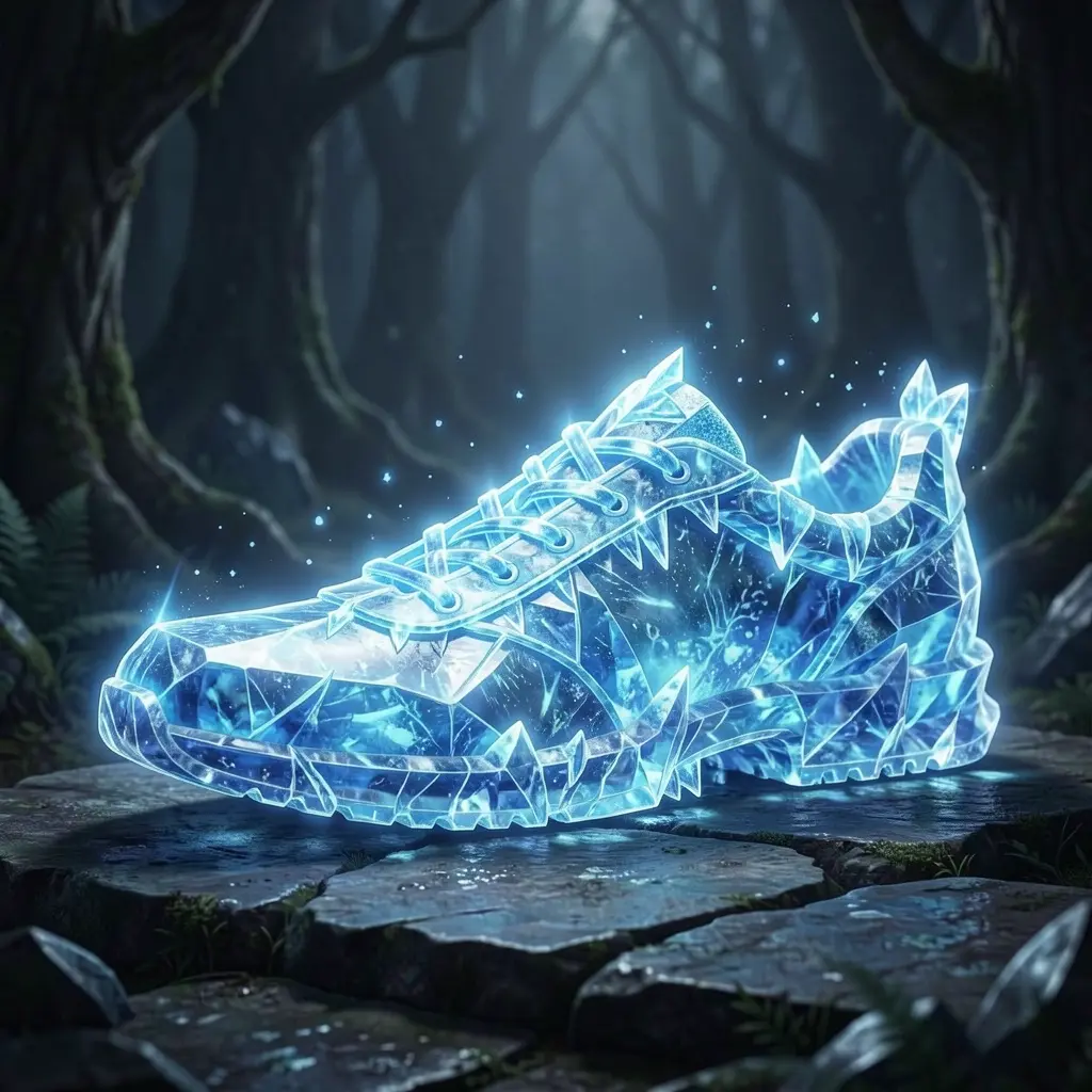 Klein 9B crystal shoe — finer crystal geometry