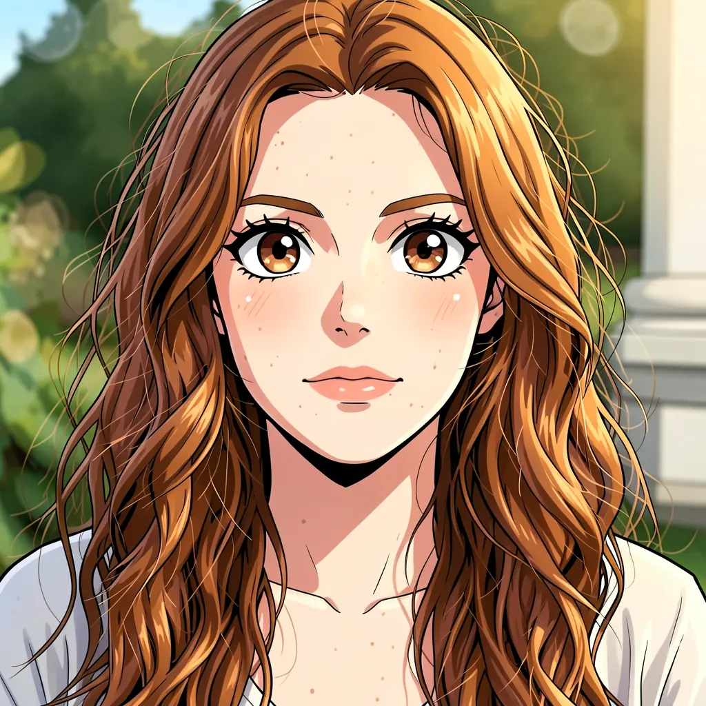 Portrait as anime character