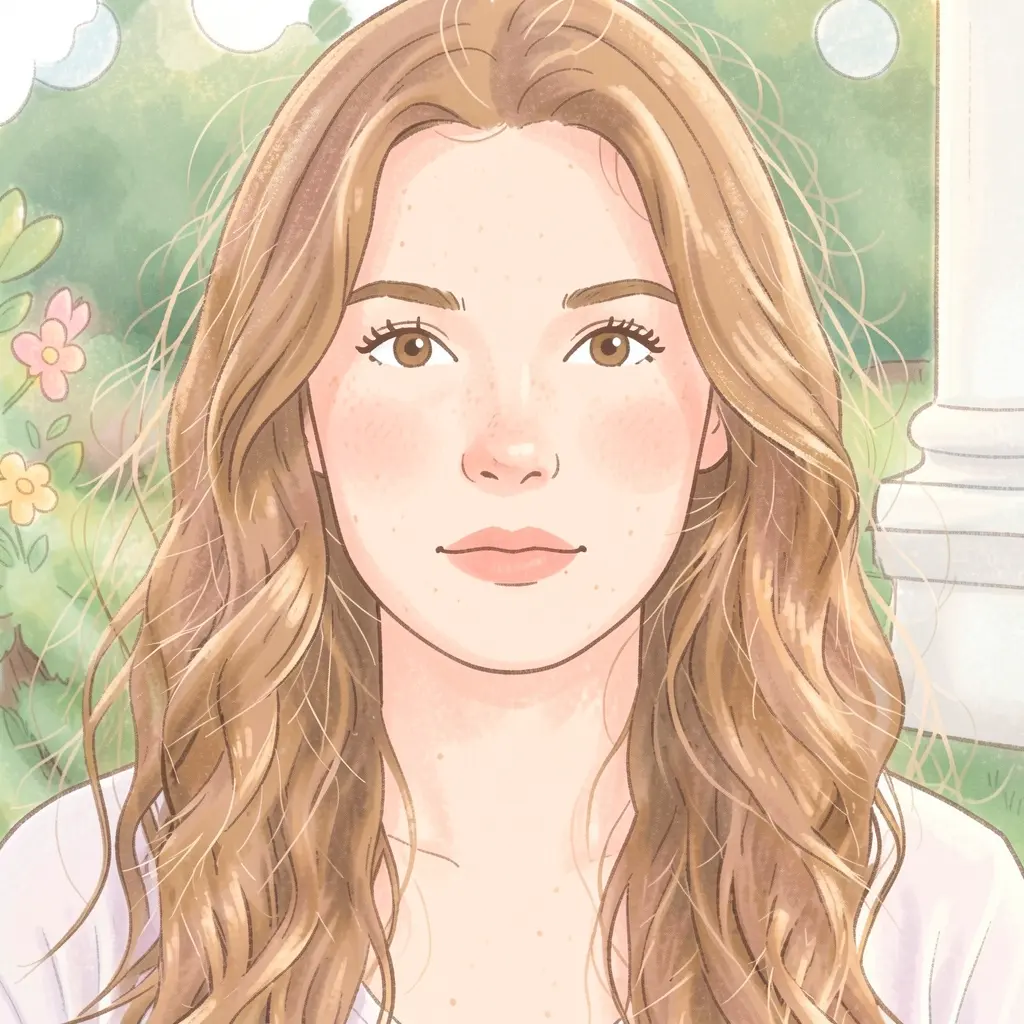 Portrait as children's book illustration